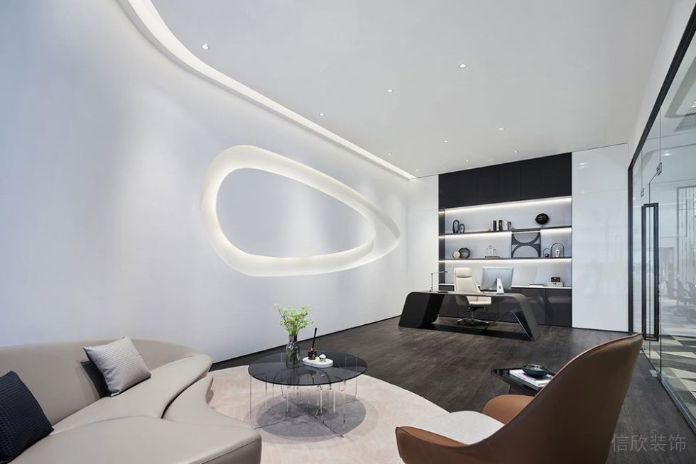 現(xiàn)代風格商務辦公空間財務總監(jiān)辦公室裝修圖