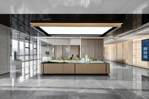 現(xiàn)代風(fēng)格商務(wù)辦公空間企業(yè)文化展廳設(shè)計(jì)裝修圖