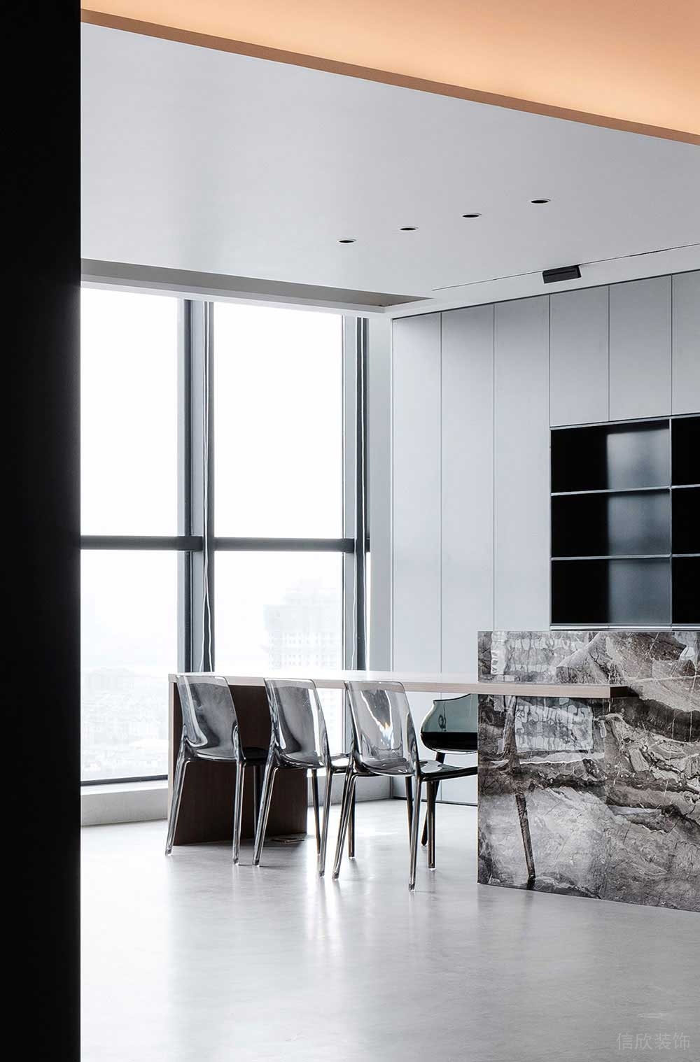 現(xiàn)代風格商務辦公空間水吧休閑區(qū)裝修圖