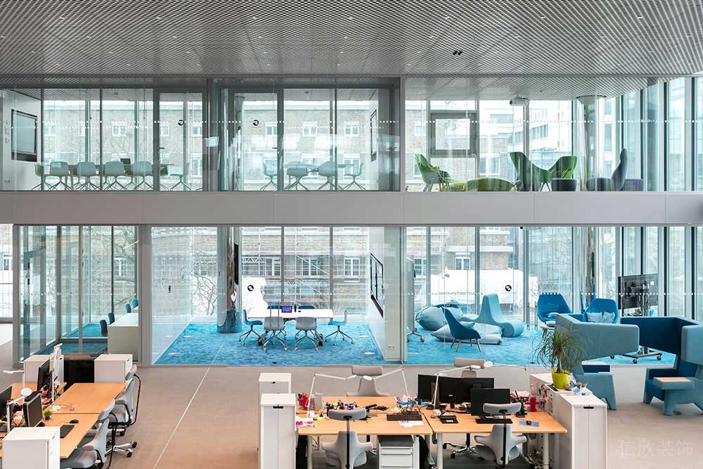 現(xiàn)代風(fēng)格商務(wù)辦公室設(shè)計裝修圖