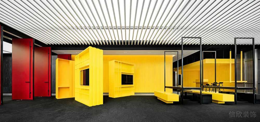 現(xiàn)代工業(yè)風(fēng)辦公場(chǎng)所案例特色洽談廳設(shè)計(jì)裝修圖