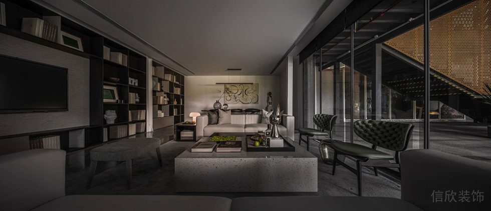 現(xiàn)代工業(yè)風(fēng)辦公場所案例休閑會(huì)客室空間設(shè)計(jì)裝修圖