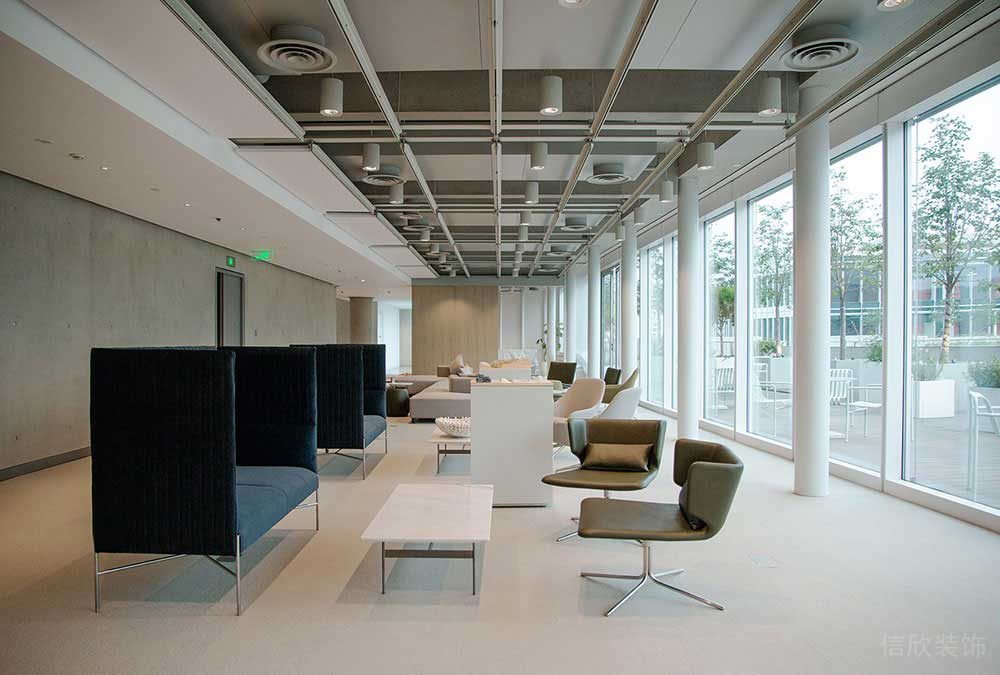 現(xiàn)代工業(yè)風(fēng)辦公場所案例休閑洽談廳設(shè)計(jì)裝修圖
