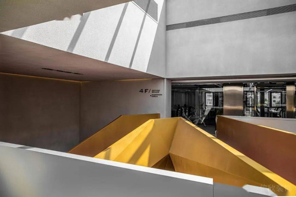 現(xiàn)代工業(yè)風(fēng)辦公空間案例樓梯過道裝修圖