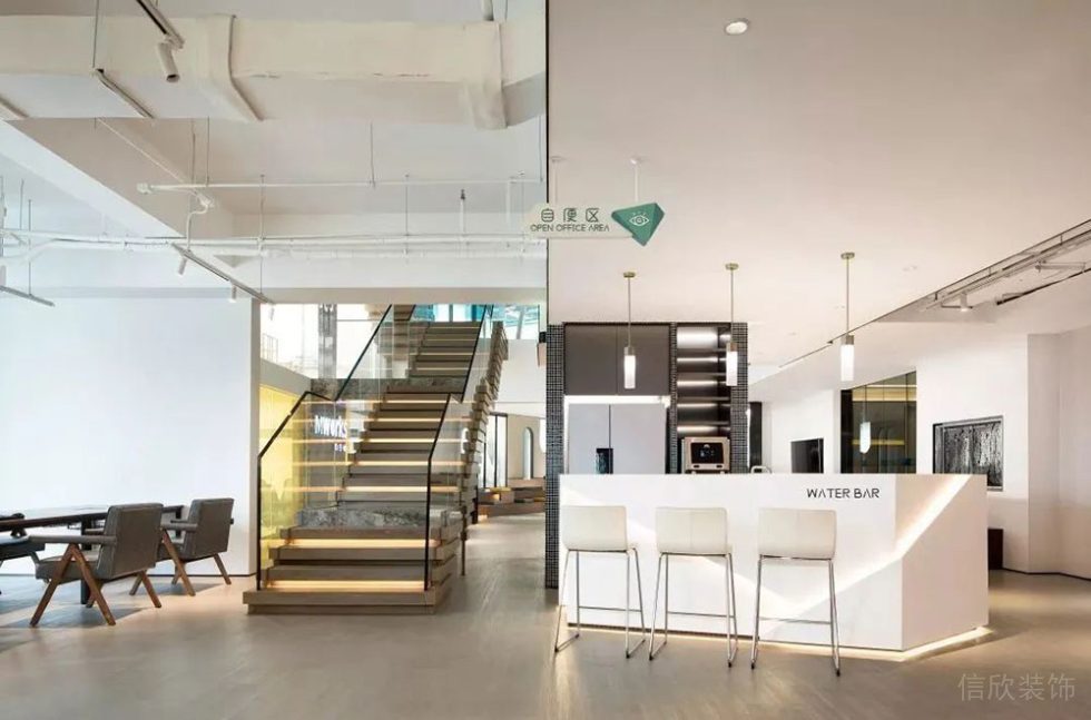 現(xiàn)代工業(yè)風(fēng)辦公空間案例樓梯廳休閑區(qū)設(shè)計(jì)裝修圖