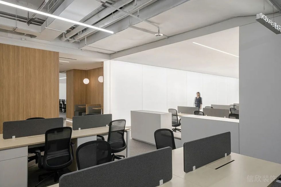 現(xiàn)代工業(yè)風(fēng)辦公空間案例綜合辦公區(qū)裝修圖