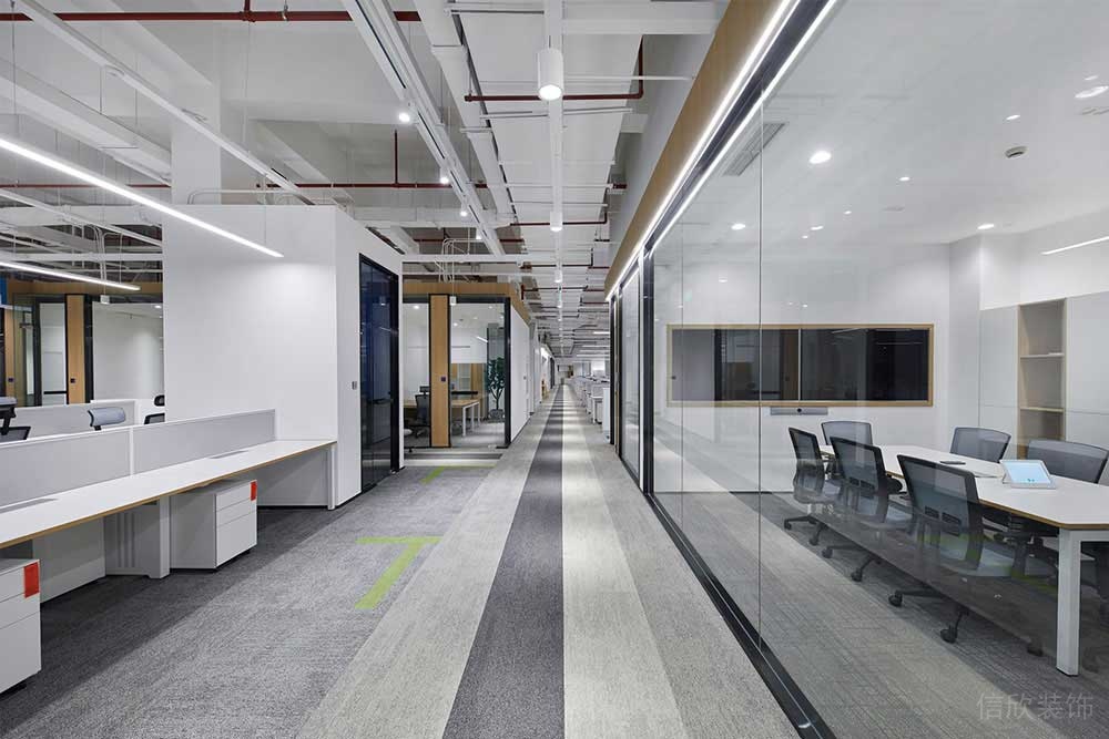 現(xiàn)代工業(yè)風(fēng)辦公空間公共走廊設(shè)計(jì)裝修圖
