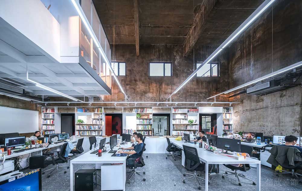 現(xiàn)代工業(yè)風(fēng)辦公空間設(shè)計案例裝修圖