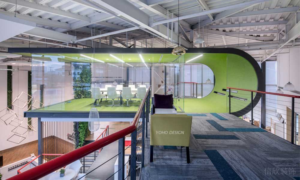 現(xiàn)代工業(yè)風(fēng)辦公空間特色會議室裝修圖