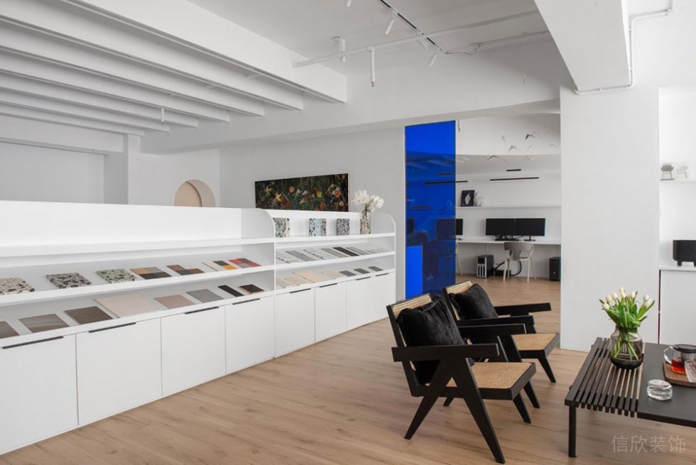 現(xiàn)代工業(yè)風(fēng)辦公空間樣品陳列展示區(qū)設(shè)計裝修圖