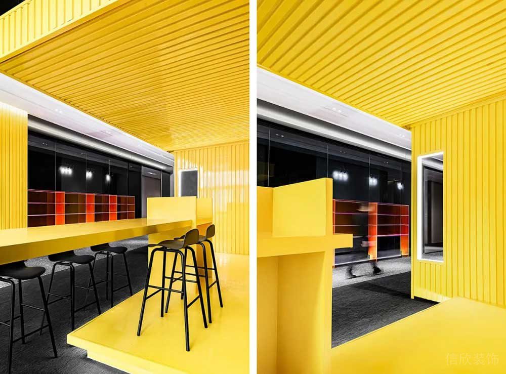 現(xiàn)代工業(yè)風(fēng)辦公室項(xiàng)目公共空間裝修圖