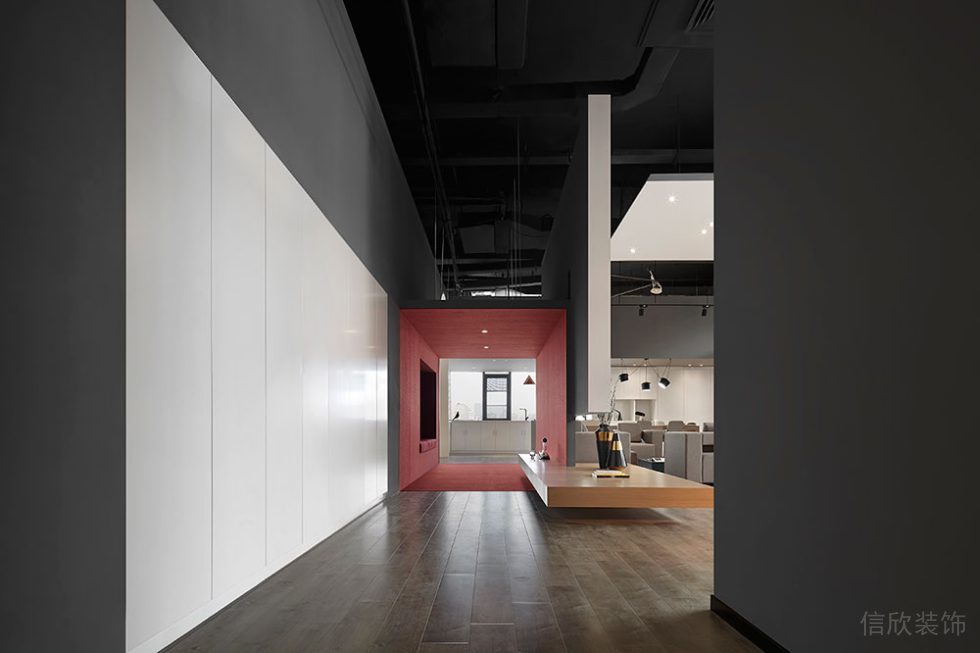 現(xiàn)代工業(yè)風(fēng)辦公室項(xiàng)目走廊設(shè)計(jì)案例裝修圖