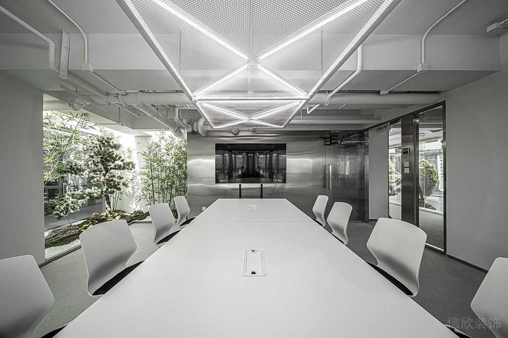 現(xiàn)代工業(yè)風商務辦公空間工作會議室設計裝修圖