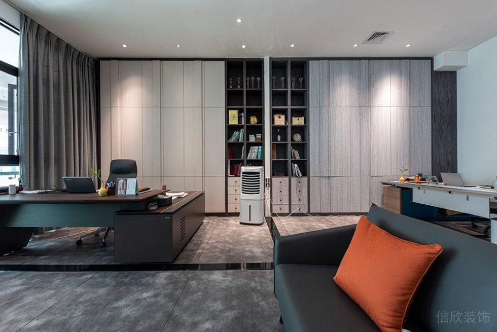現(xiàn)代簡約風(fēng)辦公場所案例總經(jīng)理辦公室設(shè)計(jì)裝修圖