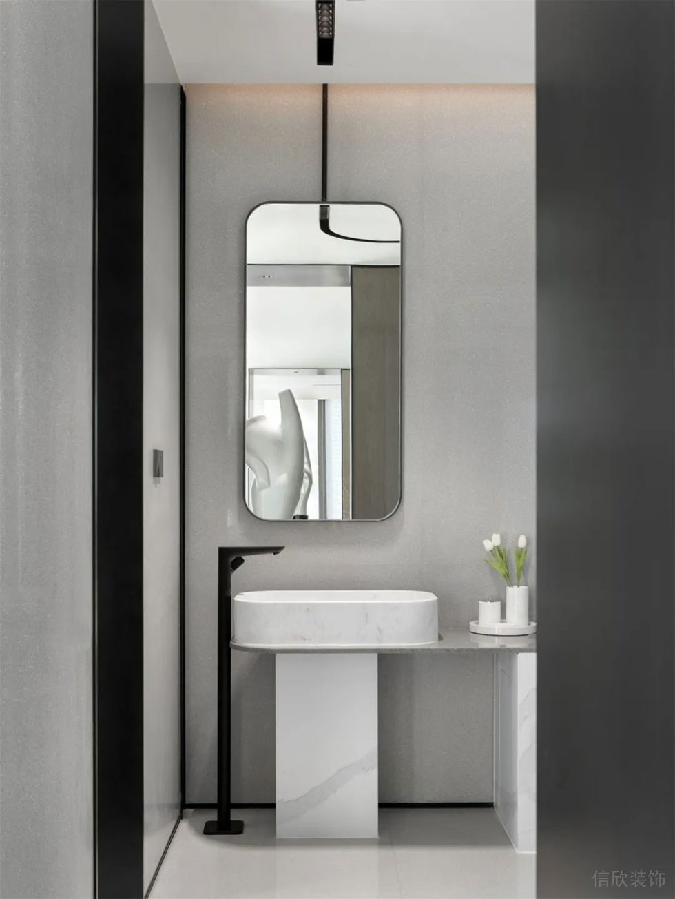 現(xiàn)代簡(jiǎn)約風(fēng)格辦公場(chǎng)所案例衛(wèi)生間設(shè)計(jì)裝修圖