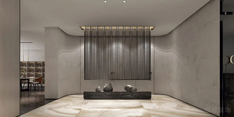 現(xiàn)代簡約風格辦公場所案例玄關設計裝修圖