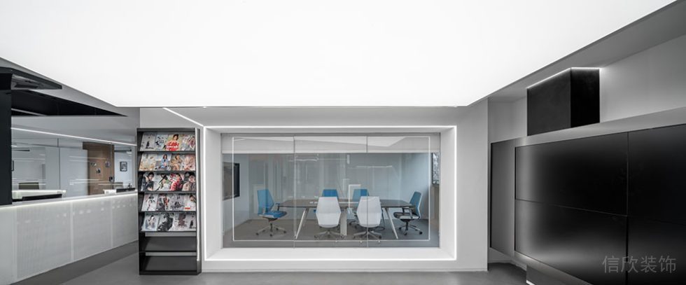 現(xiàn)代簡約風格辦公場所廊廳裝修圖