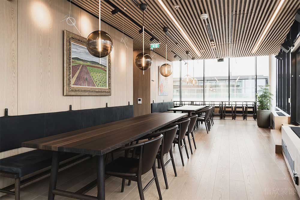 現(xiàn)代簡約風(fēng)格辦公空間案例休閑用餐區(qū)裝修圖