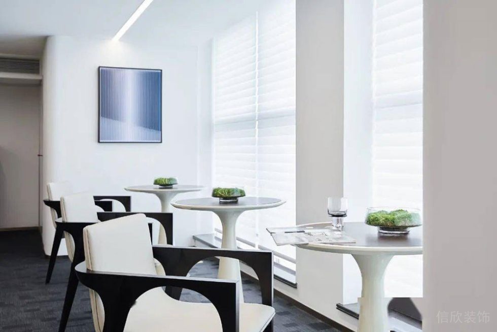 現(xiàn)代簡約風(fēng)格商務(wù)辦公空間休閑洽談區(qū)裝修圖