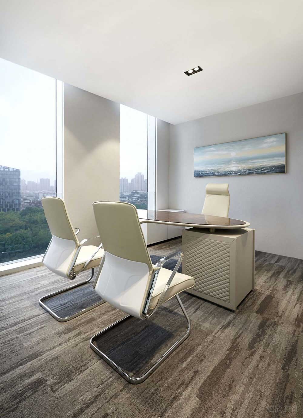 現(xiàn)代簡約風(fēng)格總監(jiān)辦公室設(shè)計裝修圖