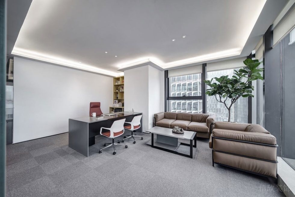 現(xiàn)代簡約風(fēng)格總經(jīng)理辦公室設(shè)計(jì)案例裝修圖