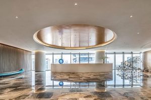 現(xiàn)代輕奢風(fēng)商務(wù)辦公室大堂空間設(shè)計裝修圖