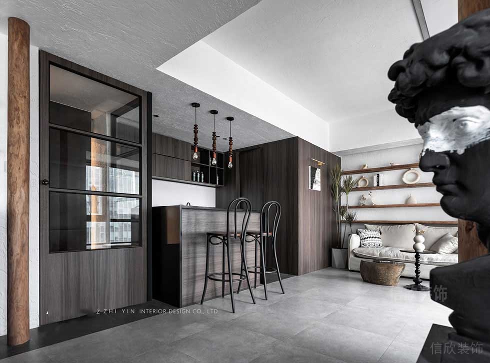 深圳龍崗小美發(fā)店前臺裝修設(shè)計 深圳龍崗小美發(fā)店前臺裝修設(shè)計