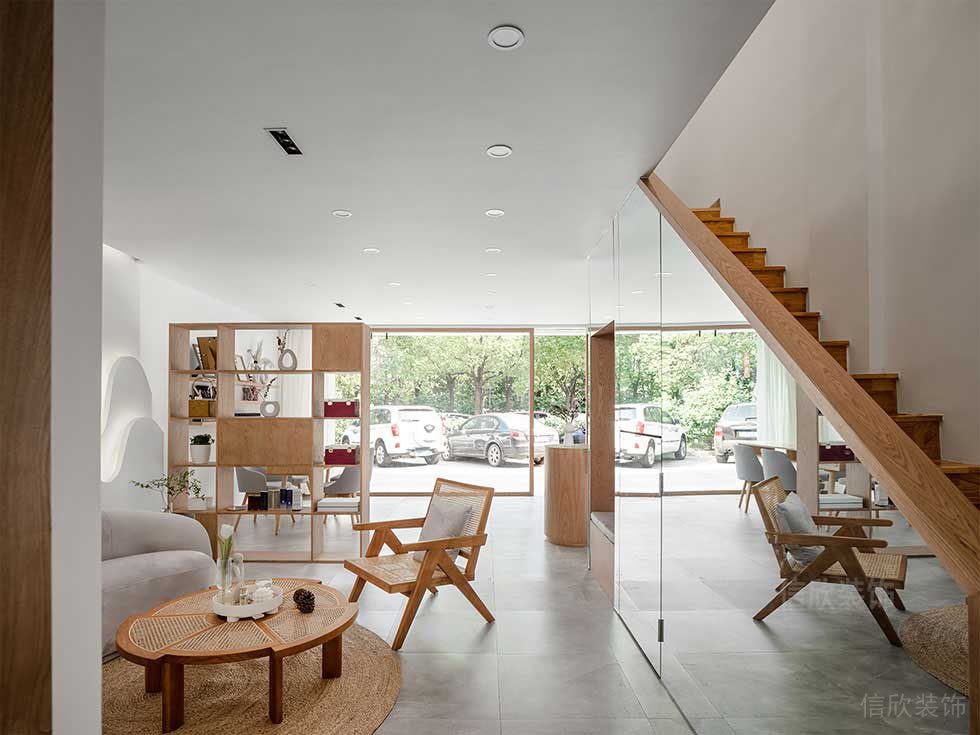 深圳福田美容養(yǎng)生店樓梯裝修設(shè)計(jì) 深圳福田美容養(yǎng)生店樓梯裝修設(shè)計(jì)