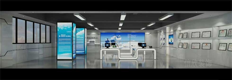 電子科技公司展廳大廳裝修設計 電子科技公司展廳大廳裝修設計