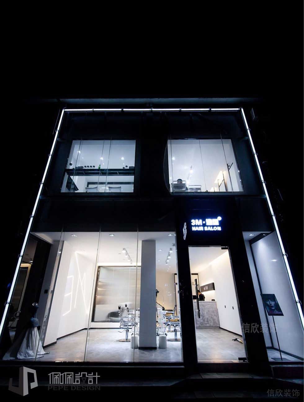 深圳時(shí)尚造型工作室外立面裝修設(shè)計(jì) 深圳時(shí)尚造型工作室外立面裝修設(shè)計(jì)