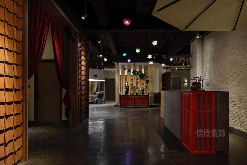 深圳鹽田美發(fā)店前臺裝修設(shè)計 深圳鹽田美發(fā)店前臺裝修設(shè)計