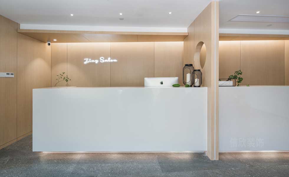 深圳羅湖美容店前臺裝修設(shè)計 深圳羅湖美容店前臺裝修設(shè)計