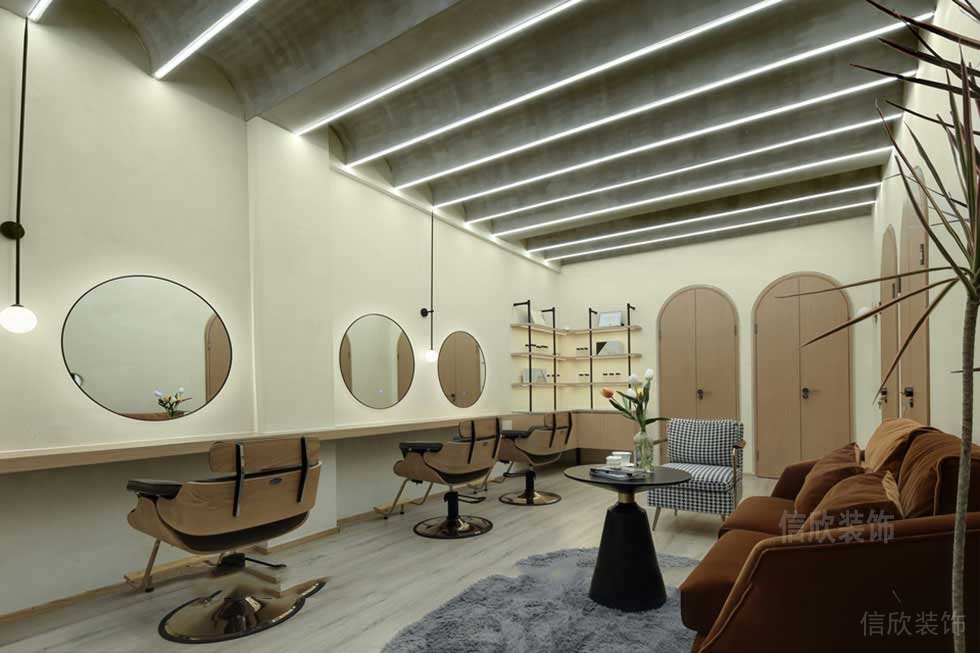 深圳福田美容美發(fā)SPA館二層造型區(qū)裝修設(shè)計(jì) 深圳福田美容美發(fā)SPA館二層造型區(qū)裝修設(shè)計(jì)