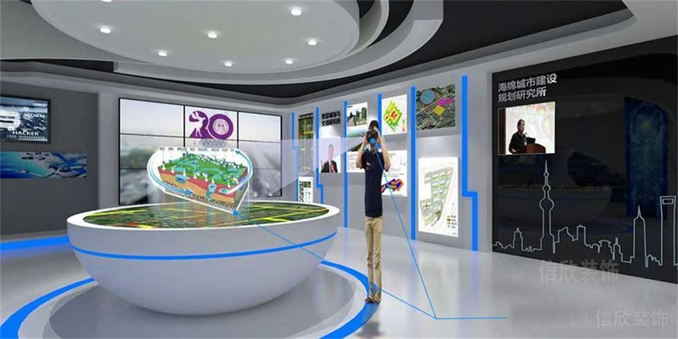 無(wú)人科技展廳3D投影廳裝修設(shè)計(jì) 無(wú)人科技展廳3D投影廳裝修設(shè)計(jì)
