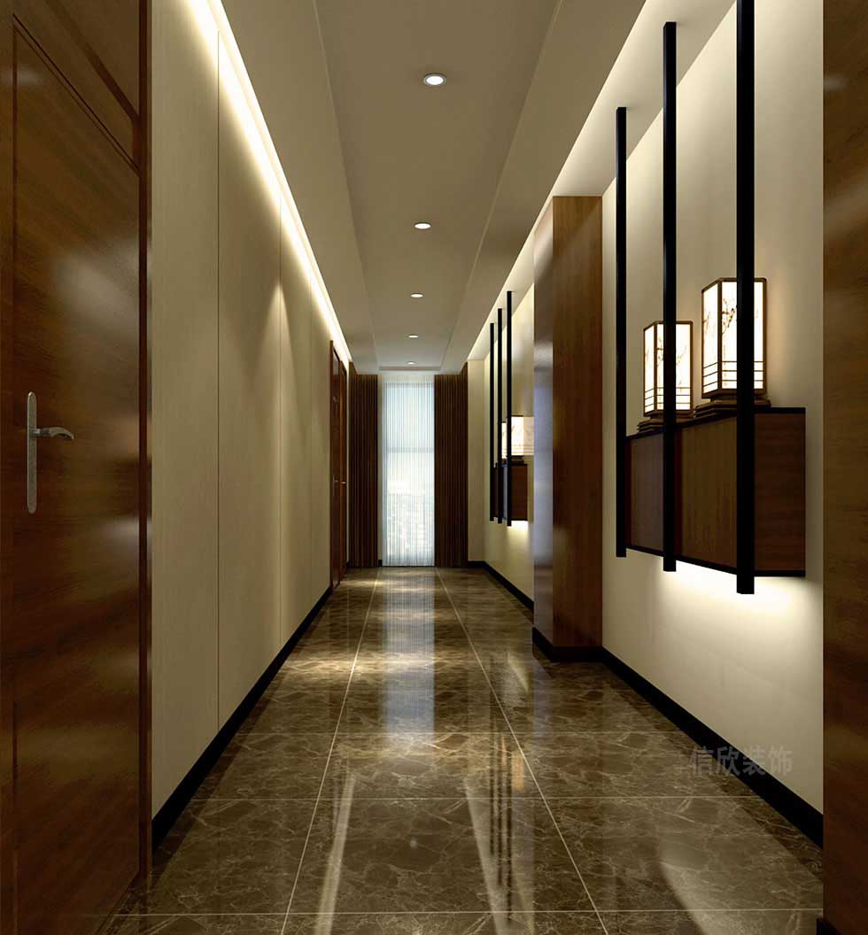 深圳現(xiàn)代中式美發(fā)店走廊裝修設(shè)計(jì) 深圳現(xiàn)代中式美發(fā)店走廊裝修設(shè)計(jì)