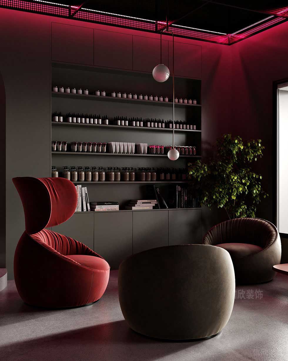 深圳龍崗北歐輕奢美發(fā)店接待區(qū)裝修設(shè)計(jì) 深圳龍崗北歐輕奢美發(fā)店接待區(qū)裝修設(shè)計(jì)