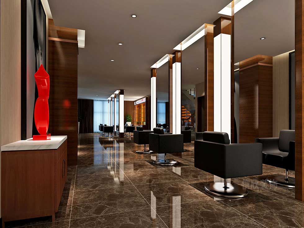 深圳現(xiàn)代中式美發(fā)店造型區(qū)裝修設(shè)計(jì) 深圳現(xiàn)代中式美發(fā)店造型區(qū)裝修設(shè)計(jì)