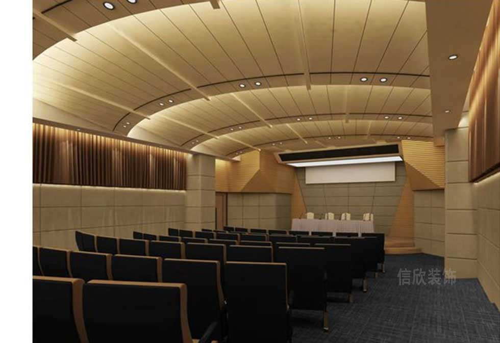 生物科技企業(yè)展廳大會議室裝修設(shè)計