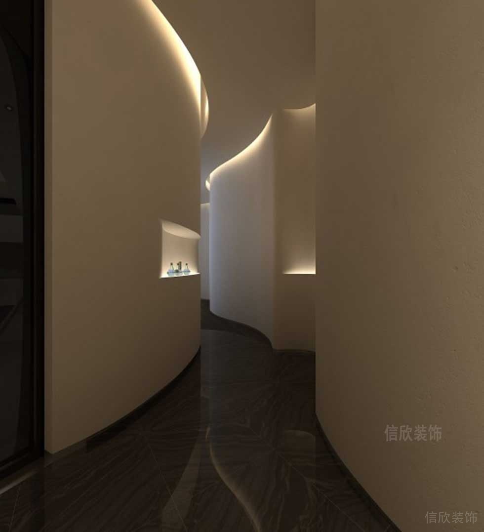 300平方美發(fā)店走廊裝修設(shè)計(jì) 300平方美發(fā)店走廊裝修設(shè)計(jì)