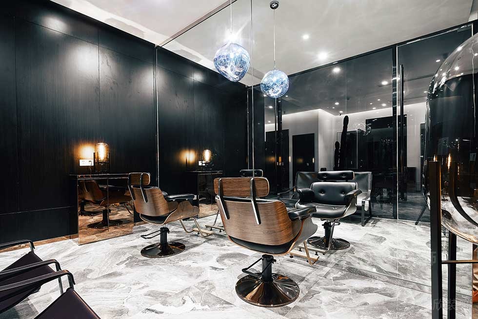 深圳美發(fā)造型沙龍VIP區(qū)裝修設計