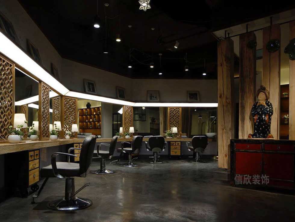 深圳鹽田美發(fā)店美發(fā)區(qū)裝修設(shè)計 深圳鹽田美發(fā)店美發(fā)區(qū)裝修設(shè)計