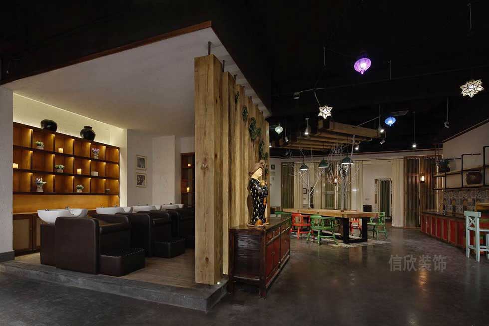 深圳鹽田美發(fā)店洗頭區(qū)裝修設(shè)計 深圳鹽田美發(fā)店洗頭區(qū)裝修設(shè)計