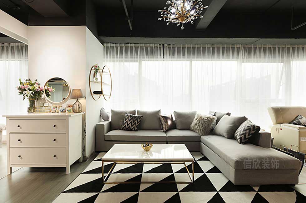 黑色時尚美容店沙發(fā)裝修設(shè)計(jì) 黑色時尚美容店沙發(fā)裝修設(shè)計(jì)