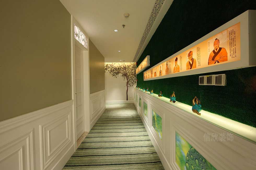 深圳自然田園風(fēng)美容院過道 深圳自然田園風(fēng)美容院過道