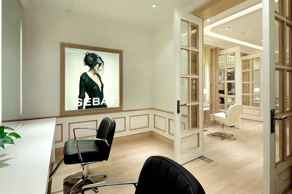 200平方簡(jiǎn)歐風(fēng)格美發(fā)店剪發(fā)區(qū)裝修 200平方簡(jiǎn)歐風(fēng)格美發(fā)店剪發(fā)區(qū)裝修