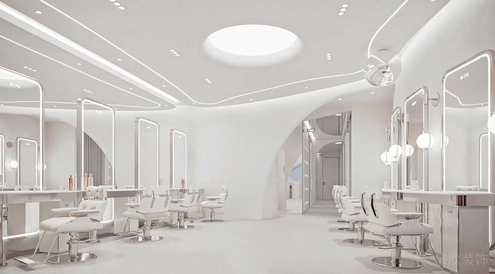 木浦造型皮膚管理美容區(qū)裝修設(shè)計(jì)