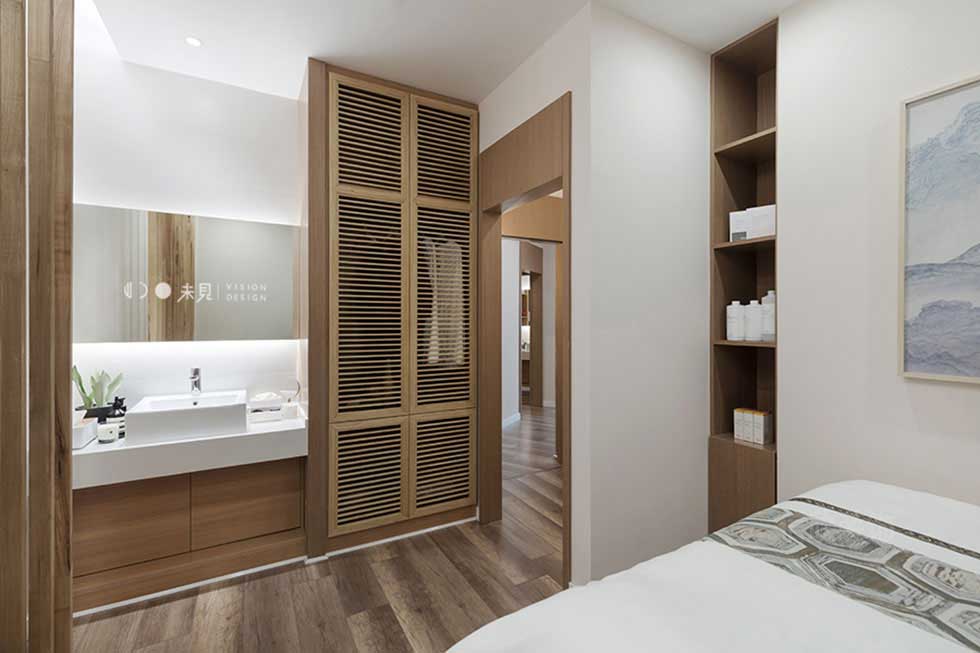 深圳鹽田美容院洗手臺裝修設計 深圳鹽田美容院洗手臺裝修設計