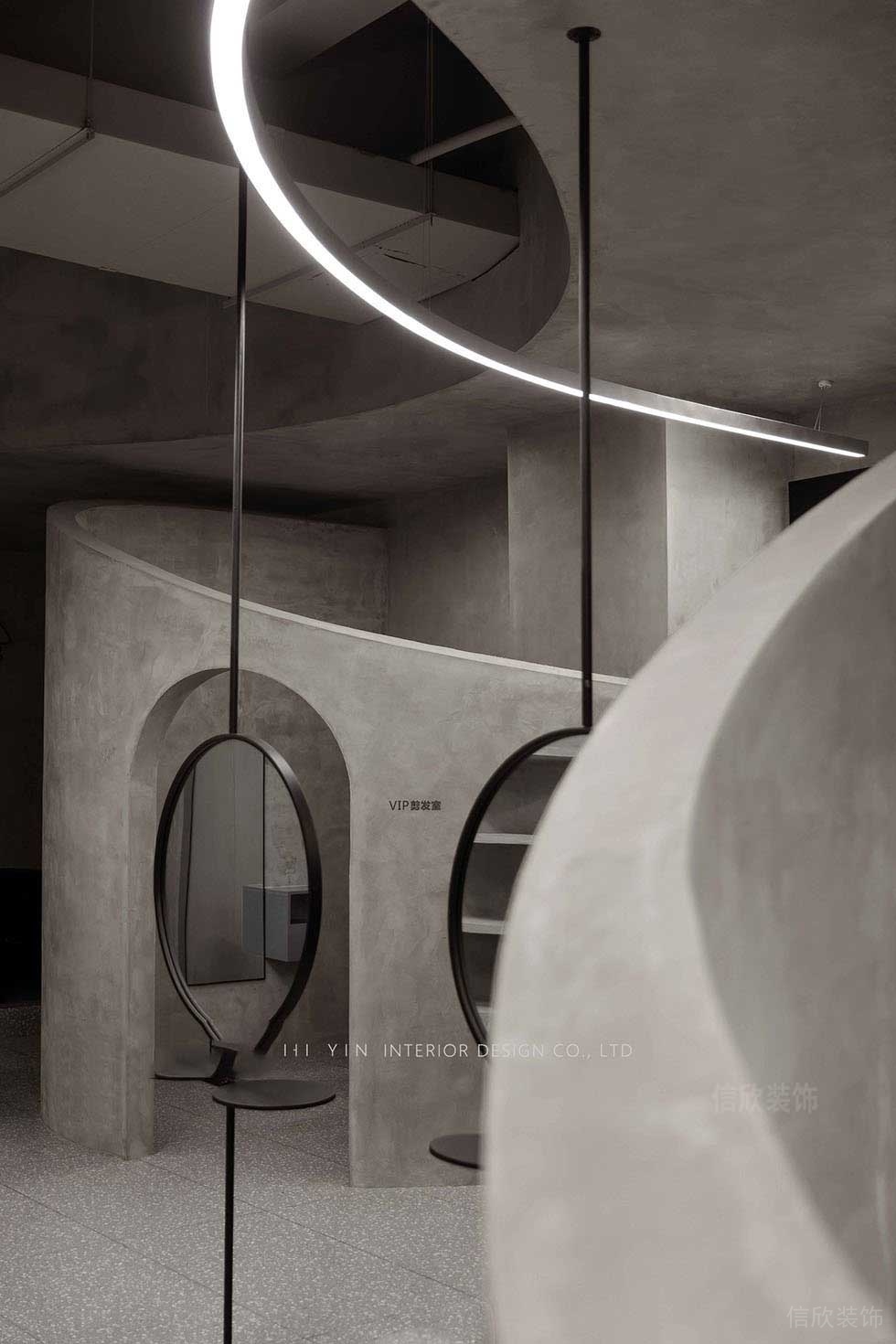 iCare美發(fā)沙龍大廳裝修設計 iCare美發(fā)沙龍大廳裝修設計