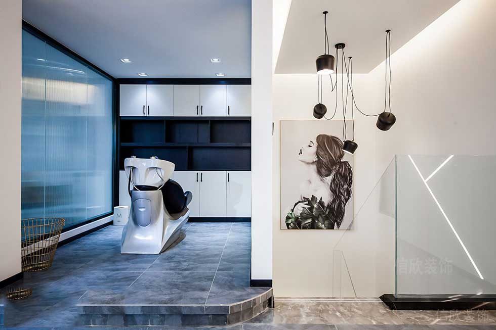 深圳時(shí)尚造型工作室洗頭區(qū)裝修設(shè)計(jì) 深圳時(shí)尚造型工作室洗頭區(qū)裝修設(shè)計(jì)