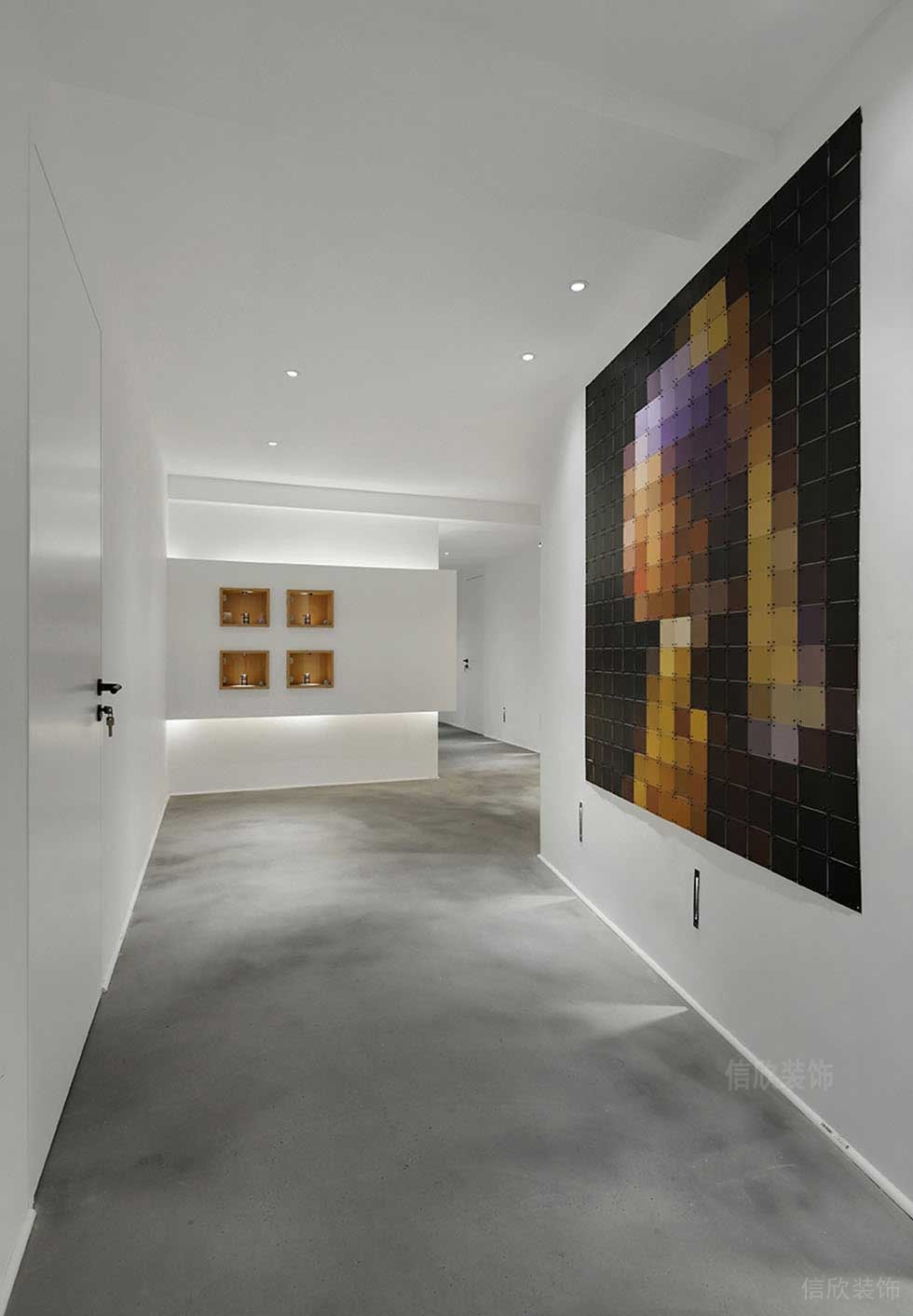 現代風格的皮膚管理中心過道裝修設計 現代風格的皮膚管理中心過道裝修設計